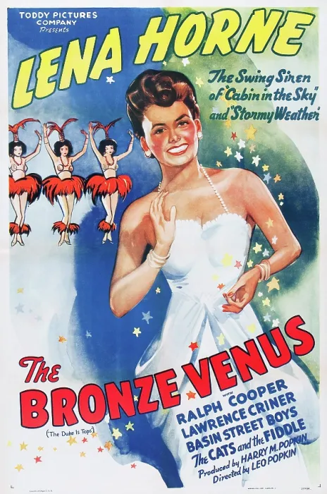 Framed Print : THE BRONZE VENUS, (aka THE DUKE IS TOPS), Lena Horne on 1943 poster art, 1938
