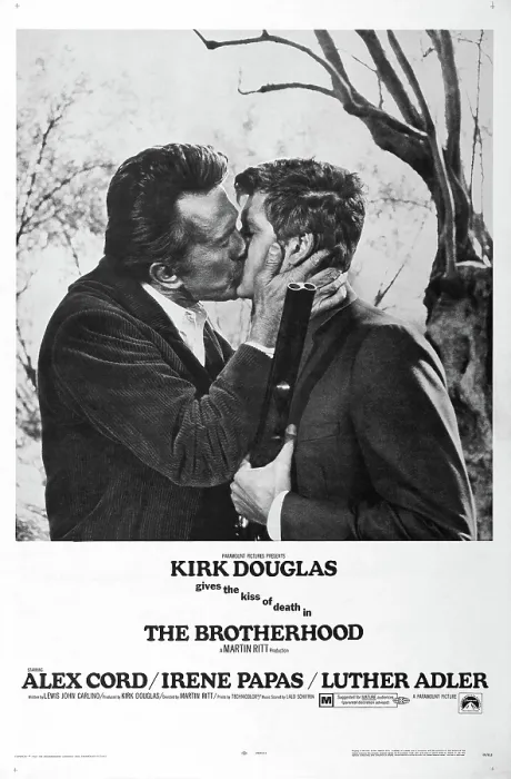 Framed Print : THE BROTHERHOOD, US poster, from left: Kirk Douglas, Alex Cord, 1968