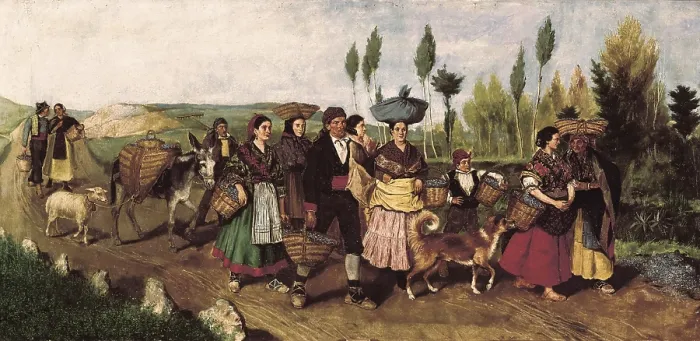 Framed Print : BRU ALBIAA, Jos (19th century). Saffron Transport. s.XIX. Costumbrism. Oil on canvas. SPAIN. Valencia. San Pio V Fine Arts Museum. AISA / Everett Collection**US SALES ONLY** Framed Print : BRU ALBIAA, Jos (19th century). Saffron Transport. s.XIX. Costumbrism. Oil on canvas. SPAIN. Valencia. San Pio V Fine Arts Museum. AISA / Everett Collection**US SALES ONLY**