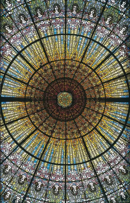Framed Print : BRU I SALELLES, Llus (1868-1952); DOMENECH I MONTANER, Lluis (1850-1923). Palace of Catalan Music. SPAIN. Barcelona. Palace of Catalan Music Framed Print : BRU I SALELLES, Llus (1868-1952); DOMENECH I MONTANER, Lluis (1850-1923). Palace of Catalan Music. SPAIN. Barcelona. Palace of Catalan Music