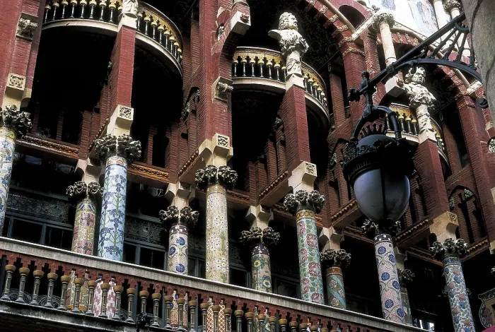 Framed Print : BRU I SALELLES, Llus (1868-1952); DOMENECH I MONTANER, Lluis (1850-1923). Palace of Catalan Music. SPAIN. Barcelona. Palace of Catalan Music