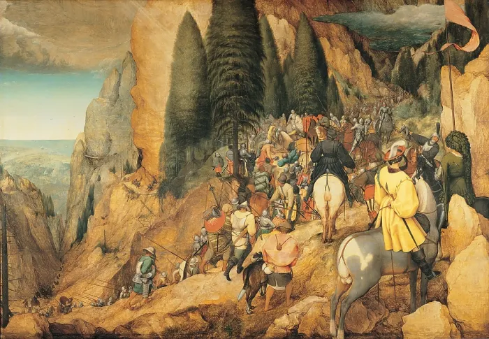 Framed Print : Bruegel Pieter il Vecchio, The Conversion of St Paul, 1567, 16th Century, oil on panel, Austria, Wien, Kunsthistorisches Museum