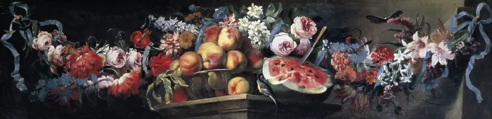 Framed Print : BRUEGHEL, Abraham (1631-1697). Festoon of fruits. 17th c. Flemish art. Oil on canvas. ITALY. Rome. Galleria Nazionale d'Arte Antica (National Gallery of Ancient Art) Framed Print : BRUEGHEL, Abraham (1631-1697). Festoon of fruits. 17th c. Flemish art. Oil on canvas. ITALY. Rome. Galleria Nazionale d'Arte Antica (National Gallery of Ancient Art)