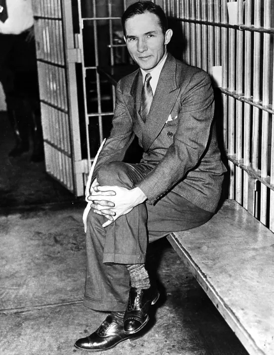 Framed Print : Bruno Richard Hauptmann (1899-1936) Convicted of Kidnapping and murder of Lindbergh baby, the day after the jury's verdict. 2 / 14 / 35