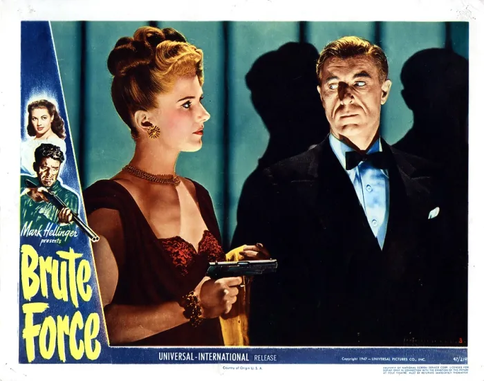 Framed Print : BRUTE FORCE, Anita Colby, John Hoyt, 1947
