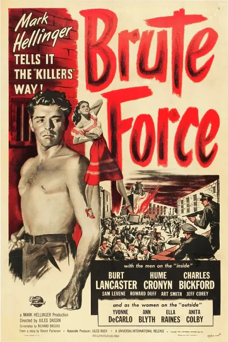 Framed Print : BRUTE FORCE, Burt Lancaster, Yvonne De Carlo, 1947
