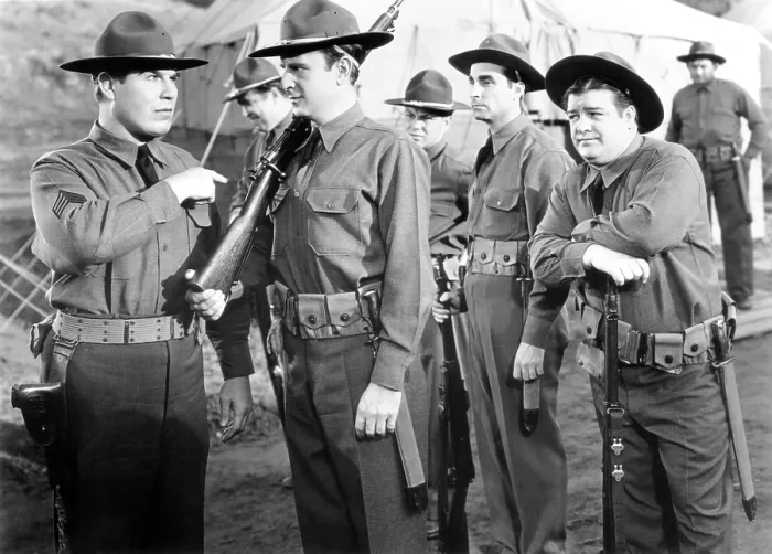 Framed Print : BUCK PRIVATES, Nat Pendleton, Bud Abbott, Lou Costello, 1941 Framed Print : BUCK PRIVATES, Nat Pendleton, Bud Abbott, Lou Costello, 1941