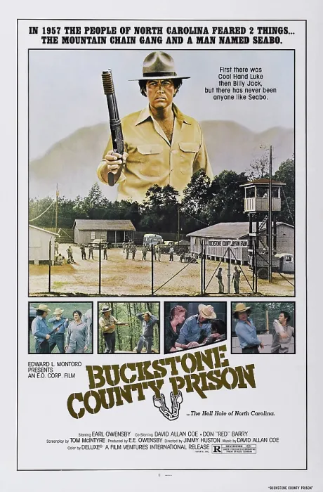 Framed Print : BUCKSTONE COUNTY PRISON, (aka SEABO), Earl Owensby (top), 1978, Earl Owensby Studio / courtesy Everett Collection