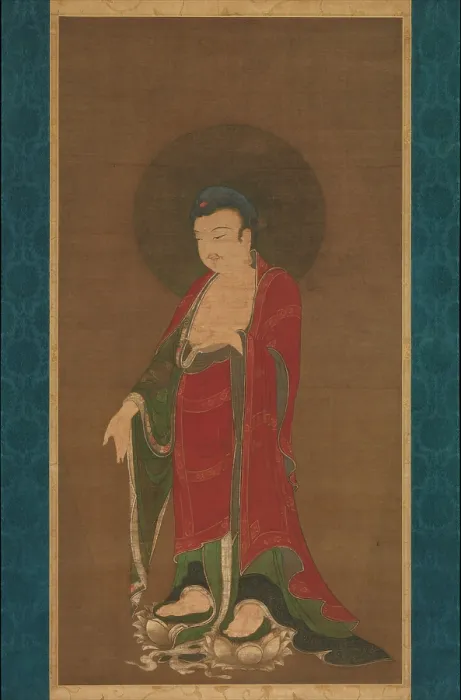 Framed Print : BUDDHA AMITABHA DESCENDING FROM HIS PURE LAND, Chinese, Southern Song dynasty, painting, 1280-99