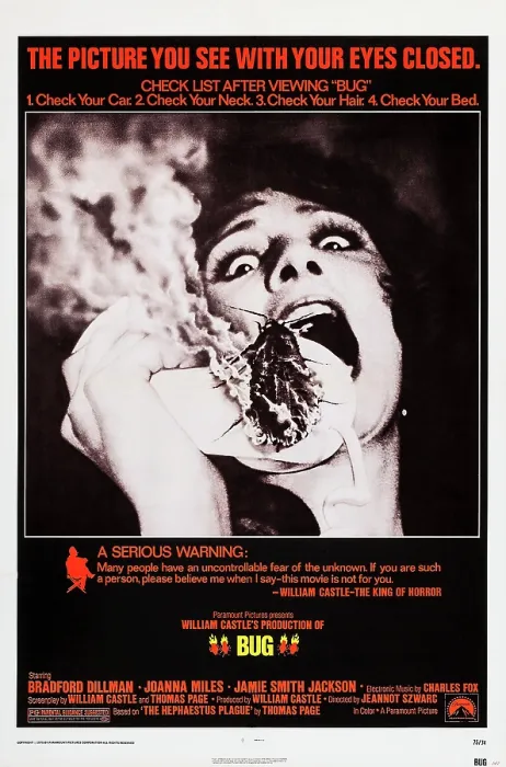 Framed Print : BUG, poster art, 1975 Framed Print : BUG, poster art, 1975