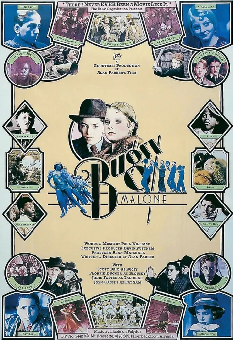 Framed Print : BUGSY MALONE, poster art, cent