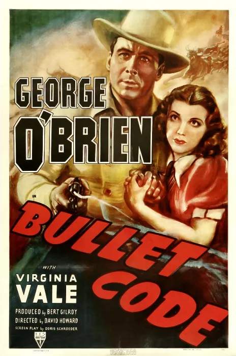 Framed Print : BULLET CODE, from left: George O'Brien, Virginia Vale, 1940