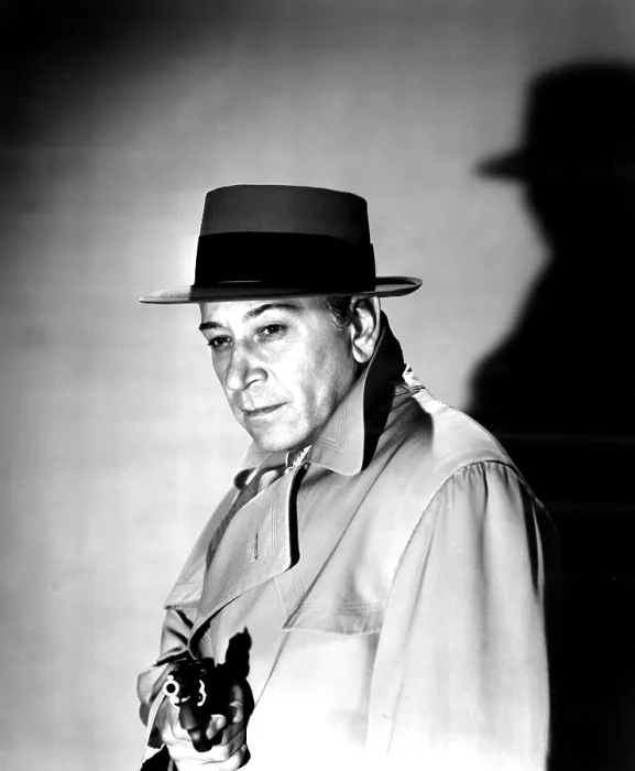 Framed Print : A BULLET FOR JOEY, George Raft, 1955