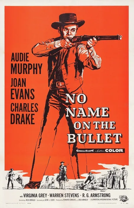 Framed Print : NO NAME ON THE BULLET, US poster art, Audie Murphy, 1959 Framed Print : NO NAME ON THE BULLET, US poster art, Audie Murphy, 1959