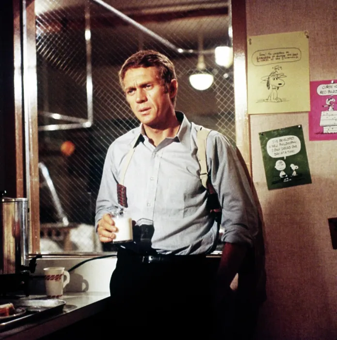 Framed Print : BULLITT, Steve McQueen, 1968 Framed Print : BULLITT, Steve McQueen, 1968