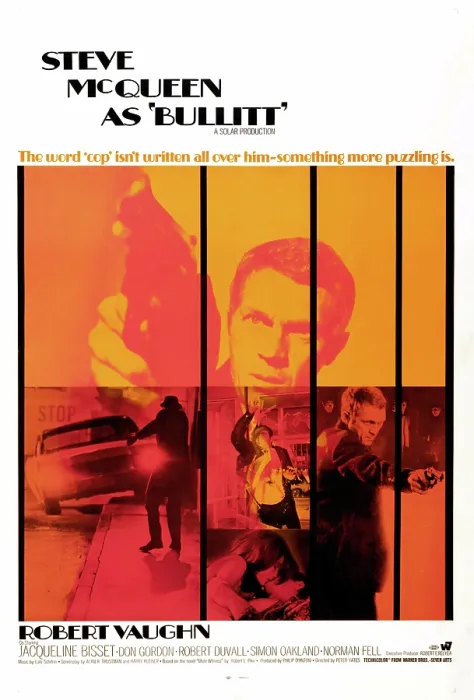 Framed Print : BULLITT, Steve McQueen, 1968