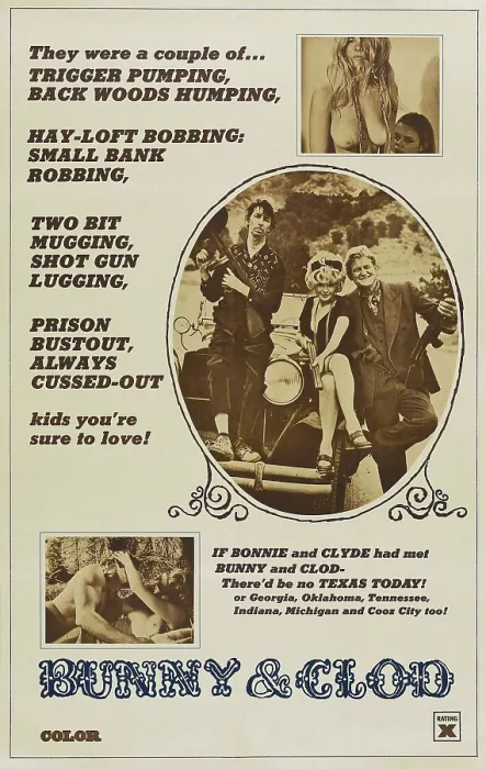 Framed Print : BUNNY AND CLOD, US poster, 1970