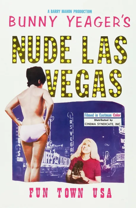 Framed Print : BUNNY YEAGER'S NUDE LAS VEGAS, poster art, Bunny Yeager (right), 1964