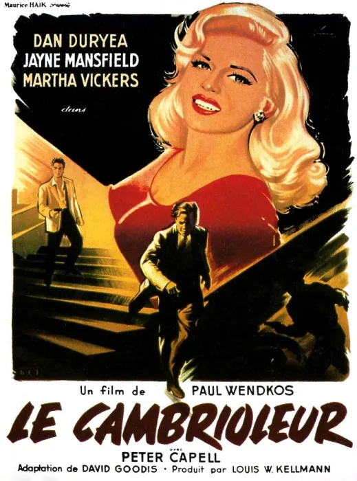 Framed Print : THE BURGLAR, Jayne Mansfield, 1957