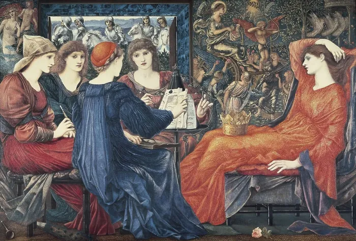 Framed Print : BURNE-JONES, Edward Coley (1833-1898). Laus Veneris. 1873-1875. Pre-Raphaelite art. Oil on canvas. UNITED KINGDOM. Newcastle. Tyne & Wear Museums