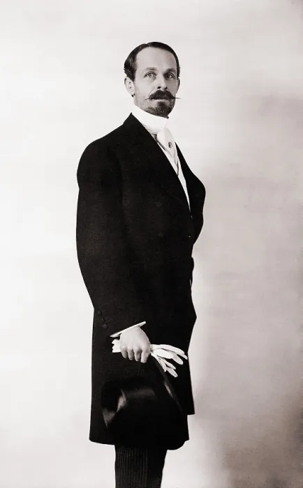 Framed Print : Burton Holmes (1870-1958), was an American traveler, photographer, and filmmaker, who coined the term travelogue