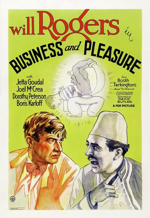 Framed Print : BUSINESS AND PLEASURE, left: Will Rogers, 1932, TM and Copyright 20th Century Fox Film Corp. All rights reserved. / courtesy Everett Collection