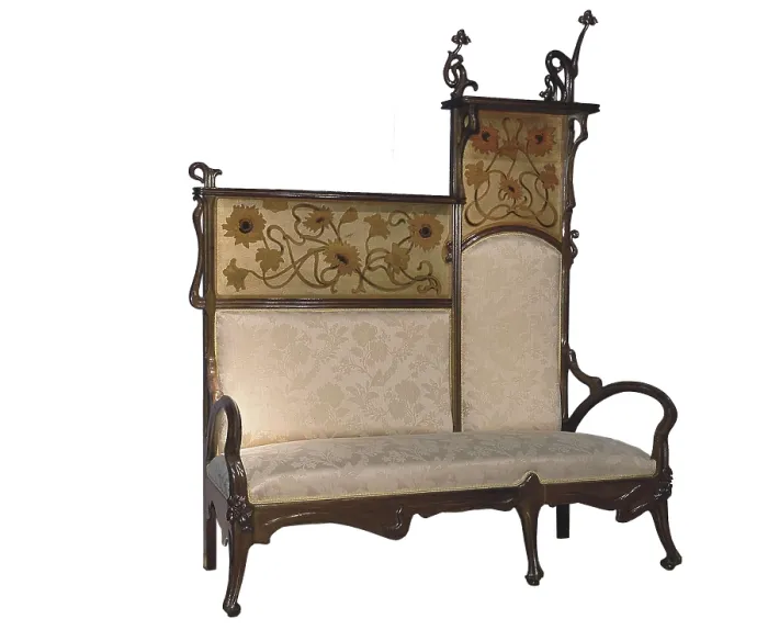 Framed Print : BUSQUETS i JAN, Joan (1874-1949). Sofa. 1899. Modernism. Furniture. AISA / Everett Collection - Image has fine art copyright Framed Print : BUSQUETS i JAN, Joan (1874-1949). Sofa. 1899. Modernism. Furniture. AISA / Everett Collection - Image has fine art copyright