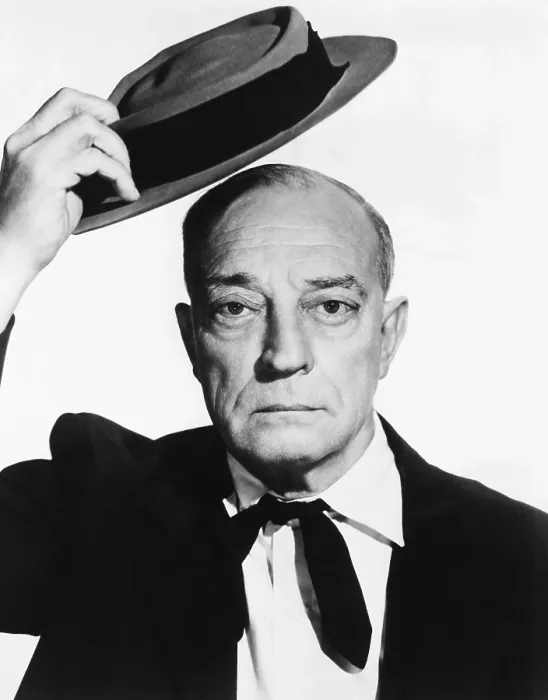 Framed Print : Buster Keaton, circa 1960