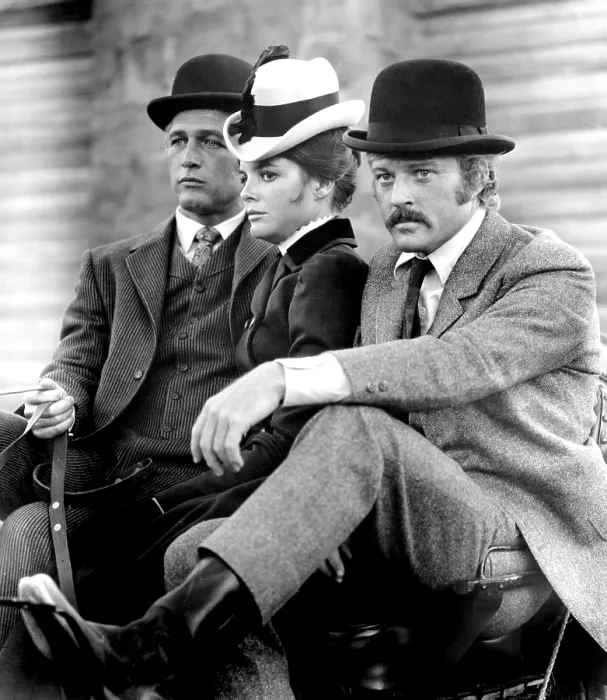 Framed Print : BUTCH CASSIDY AND THE SUNDANCE KID, Paul Newman, Katharine Ross, Robert Redford, 1969. TM and Copyright (c) 20th Century Fox Film Corp. All rights reserved Framed Print : BUTCH CASSIDY AND THE SUNDANCE KID, Paul Newman, Katharine Ross, Robert Redford, 1969. TM and Copyright (c) 20th Century Fox Film Corp. All rights reserved