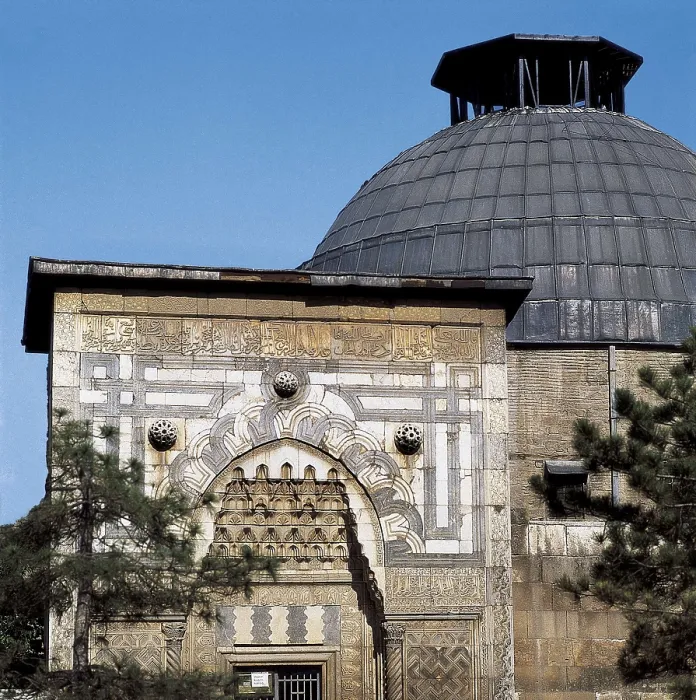 Framed Print : Byk Karatay Madrasah. 1251. TURKEY. Konya. Qu'ran school. Portico. Islamic art. Architecture. AISA / Everett Collection**US SALES ONLY**