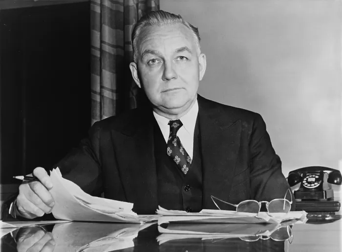 Framed Print : Byron Price (1891-1981), director of Censorship for the United States during World War II. 1941