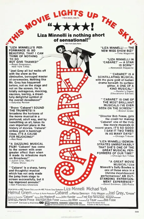 Framed Print : CABARET, US poster, Liza Minnelli, 1972