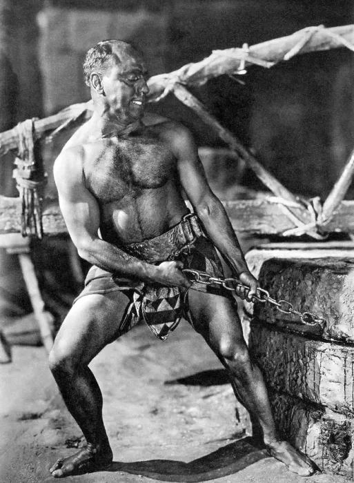 Framed Print : CABIRIA, Maciste (aka Bartolomeo Pagano), 1914