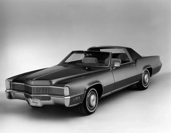 Framed Print : Cadillac Eldorado Biarritz Town Coupe, show car with Landau-type roof, 1968. Courtesy: CSU Archives / Everett Collection
