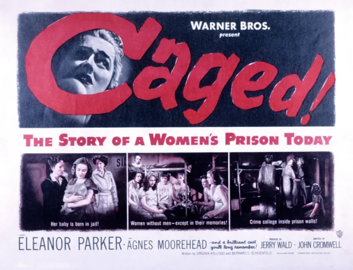 Framed Print : CAGED, Eleanor Parker, Agnes Moorehead, Hope Emerson, 1950