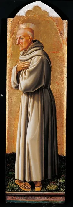 Framed Print : Cagli Polyptych, by Niccol di Liberatore (Niccol da Foligno) known as lAlunno, 1465, 15th Century, tempera on poplar panel, - Italy, Lombardy, Milan, Brera Art Gallery. Detail Framed Print : Cagli Polyptych, by Niccol di Liberatore (Niccol da Foligno) known as lAlunno, 1465, 15th Century, tempera on poplar panel, - Italy, Lombardy, Milan, Brera Art Gallery. Detail