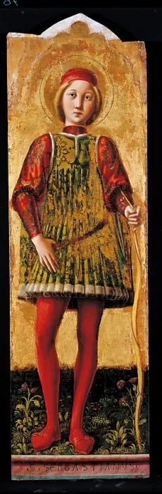 Framed Print : Cagli Polyptych, by Niccol di Liberatore (Niccol da Foligno) known as lAlunno, 1465, 15th Century, tempera on poplar panel, - Italy, Lombardy, Milan, Brera Art Gallery. Detail Framed Print : Cagli Polyptych, by Niccol di Liberatore (Niccol da Foligno) known as lAlunno, 1465, 15th Century, tempera on poplar panel, - Italy, Lombardy, Milan, Brera Art Gallery. Detail