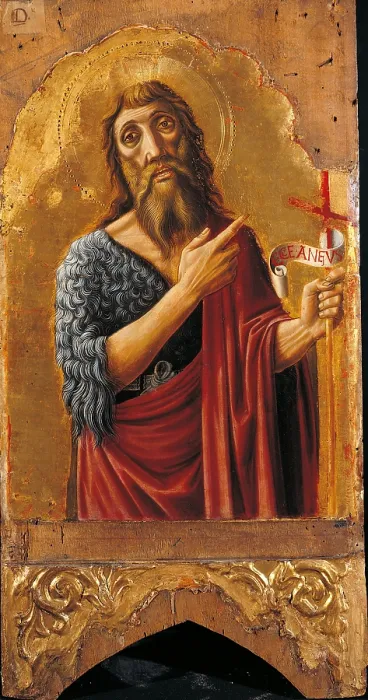 Framed Print : Cagli Polyptych, by Niccol di Liberatore (Niccol da Foligno) known as lAlunno, 1465, 15th Century, tempera on poplar panel, - Italy, Lombardy, Milan, Brera Art Gallery. Detail Framed Print : Cagli Polyptych, by Niccol di Liberatore (Niccol da Foligno) known as lAlunno, 1465, 15th Century, tempera on poplar panel, - Italy, Lombardy, Milan, Brera Art Gallery. Detail