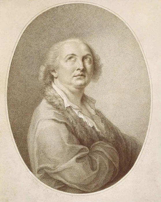 Framed Print : CAGLIOSTRO, Giuseppe Balsamo, Count of (1743-1795). Engraving by Bartolozzi. Litography. FRANCE. Paris. Muse Carnavalet (Carnavalet Museum)
