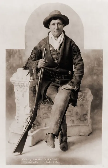 Framed Print : Calamity Jane (1852-1903), was a scout for Indian fighter, General Crook. Orphaned by her pioneer parents, she lived as an independent women in a variety of jobs