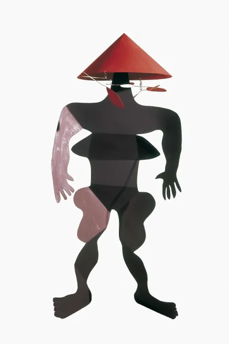 Framed Print : CALDER, Alexander (1898-1976). Critter au chapeau rouge et boucles d'oreilles. 1974. Abstract art. Sculpture. AISA / Everett Collection - Image has fine art copyright Framed Print : CALDER, Alexander (1898-1976). Critter au chapeau rouge et boucles d'oreilles. 1974. Abstract art. Sculpture. AISA / Everett Collection - Image has fine art copyright
