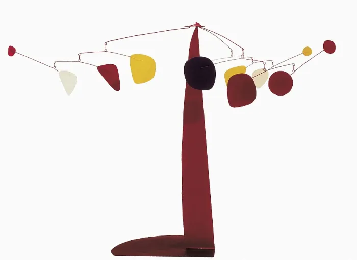 Framed Print : CALDER, Alexander (1898-1976). Three tentacles. 1975. Sculpture. AISA / Everett Collection - Image has fine art copyright