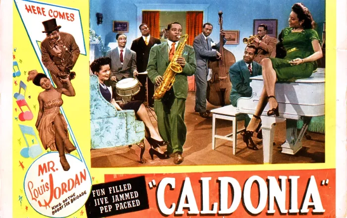 Framed Print : CALDONIA, Louis Jordan, Nicky O'Daniel, The Tympany Five, 1945