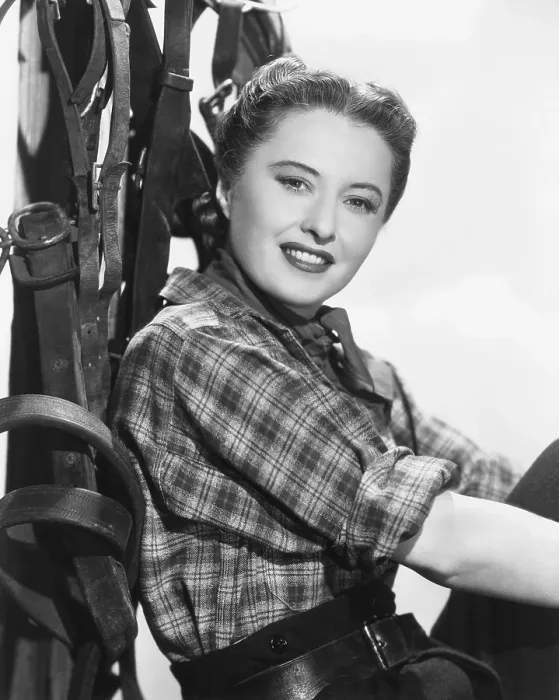 Framed Print : CALIFORNIA, Barbara Stanwyck, portrait by A.L. Whitey Schafer, 1946