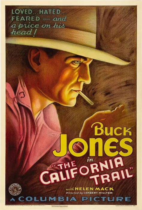Framed Print : THE CALIFORNIA TRAIL, Buck Jones, 1933