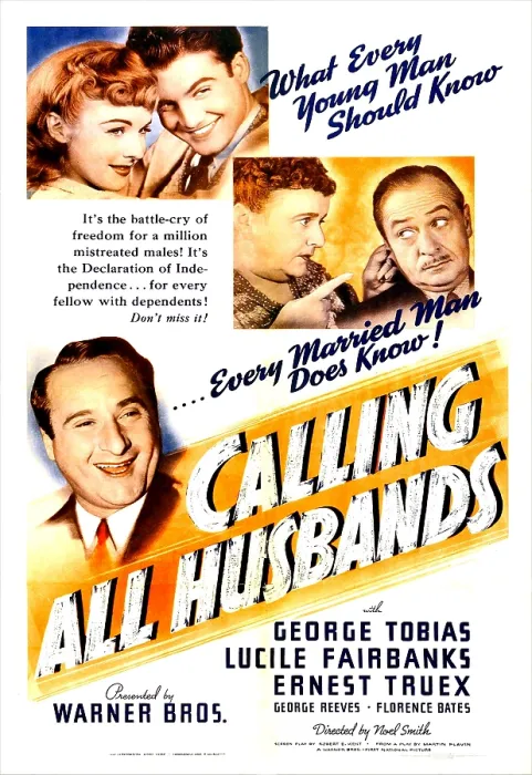Framed Print : CALLING ALL HUSBANDS, US poster, top left from left: Lucile Fairbanks, George Reeves, Florence Bates, Ernest Truex, bottom left: George Tobias, 1940 Framed Print : CALLING ALL HUSBANDS, US poster, top left from left: Lucile Fairbanks, George Reeves, Florence Bates, Ernest Truex, bottom left: George Tobias, 1940
