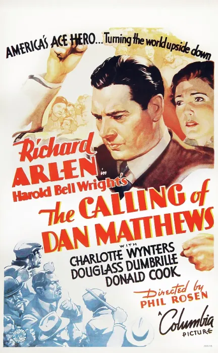 Framed Print : THE CALLING OF DAN MATTHEWS, US poster art, from left: Richard Arlen, Charlotte Wynters, 1935 Framed Print : THE CALLING OF DAN MATTHEWS, US poster art, from left: Richard Arlen, Charlotte Wynters, 1935