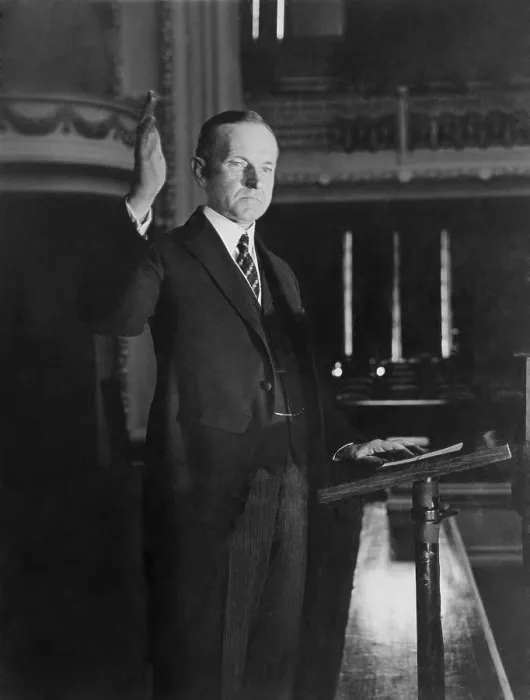 Framed Print : Calvin Coolidge accepting the Presidential nomination of the Republican Party. Aug. 14, 1924 Framed Print : Calvin Coolidge accepting the Presidential nomination of the Republican Party. Aug. 14, 1924
