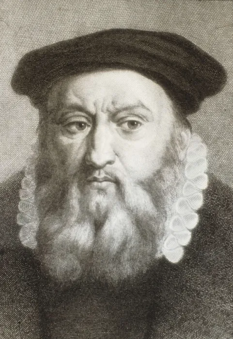 Framed Print : CALVIN, John (1509-1564). Engraving. AISA / Everett Collection**US SALES ONLY** Framed Print : CALVIN, John (1509-1564). Engraving. AISA / Everett Collection**US SALES ONLY**
