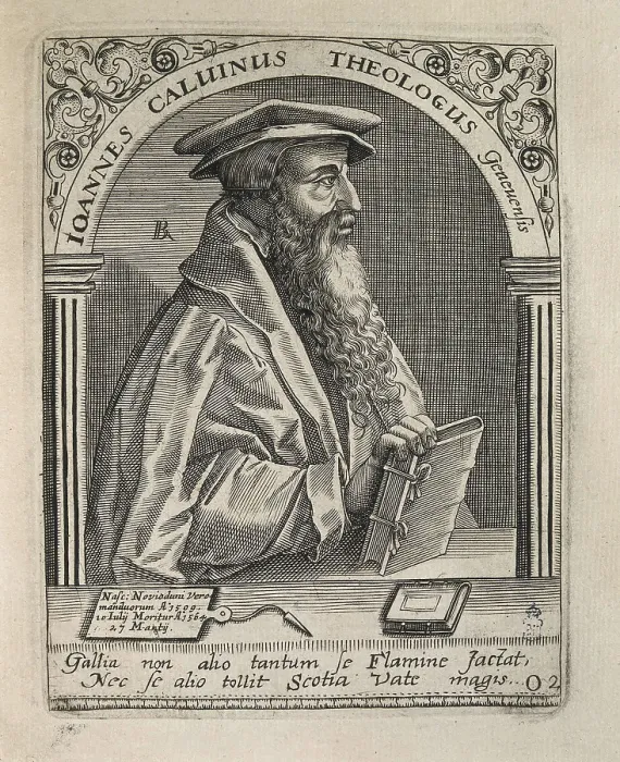 Framed Print : CALVIN, John (1509-1564). Etching. AISA / Everett Collection**US SALES ONLY** Framed Print : CALVIN, John (1509-1564). Etching. AISA / Everett Collection**US SALES ONLY**